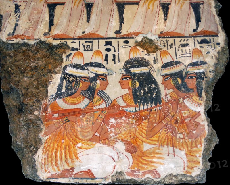 Fresco from the tomb of Nebamun, Thebes, Egypt 18th Dynasty, around 1350 BC
