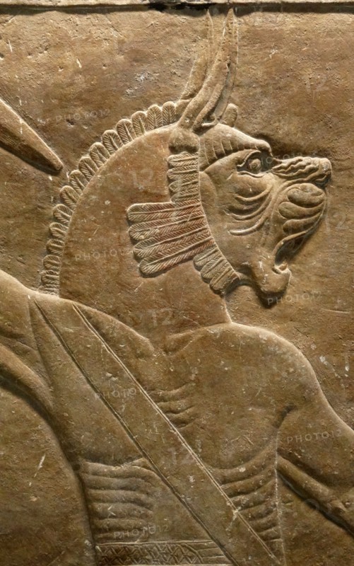 Relief depicting The royal lion hunt. Assyrian, about 645-635 BC From Nineveh