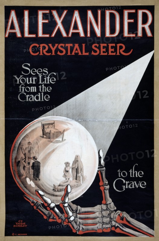 Alexander, crystal seer sees our life from the cradle to the grave.