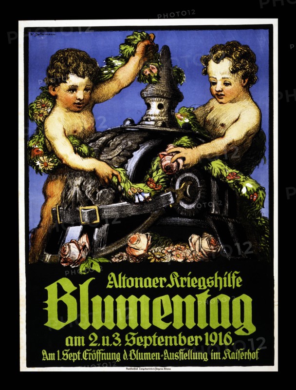 Poster for Altona's War Relief Flower Day