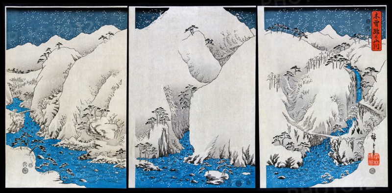 Mountains and rivers on the Kiso Road