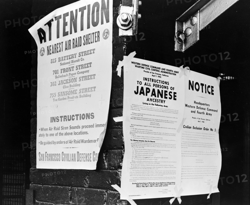 World war Two American Civilian exclusion order #5
