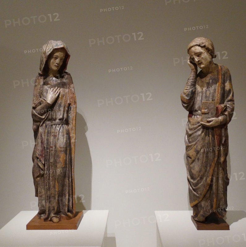 Wood carvings depicting Saint John the Evangelist by Anonymous