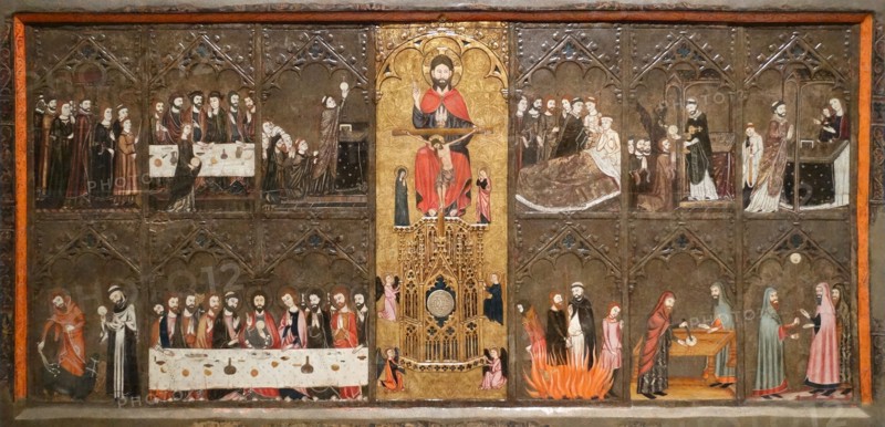 Altar of Corpus Christi by Master Vallbona