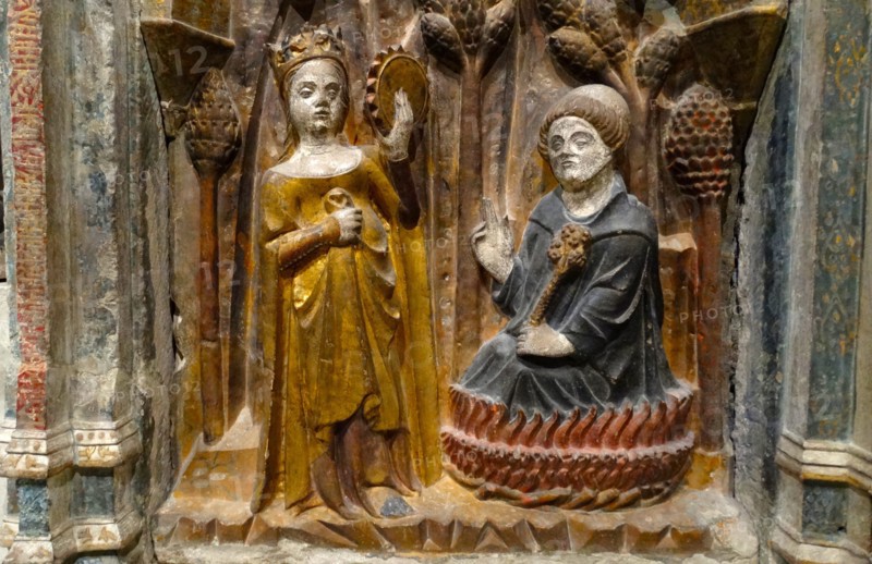 Relief of the Virgin altarpiece by Master Albesa