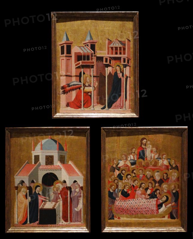 Tables Altarpiece of the Virgin - Annunciation by Master of the Cini Madonna