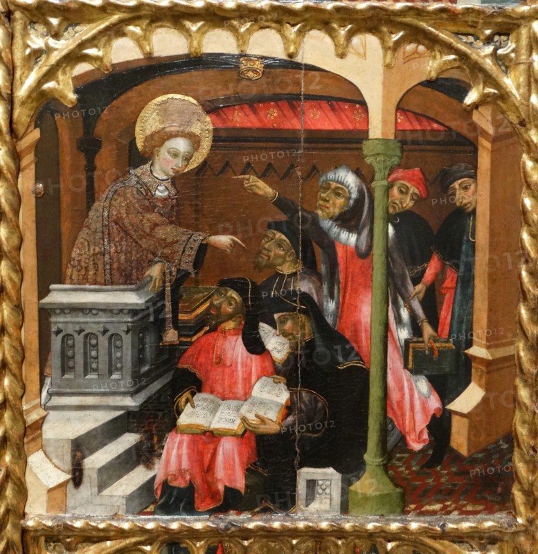 Altarpiece depicting the mourning over the dead body of Christ by Joan Mates