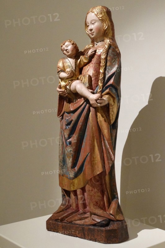 Wooden statuette of the Mother of God. By Gil of Siloam