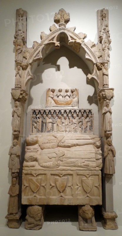 Tomb of Ardèvol from the chapel of Corpus Christi palace of the Marquis de Floresta Tarrega
