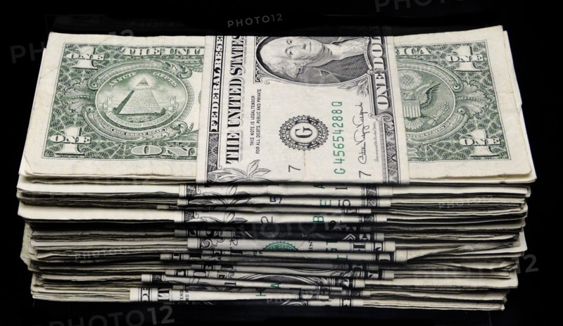 Counterfeit dollar bills, 2005-08.