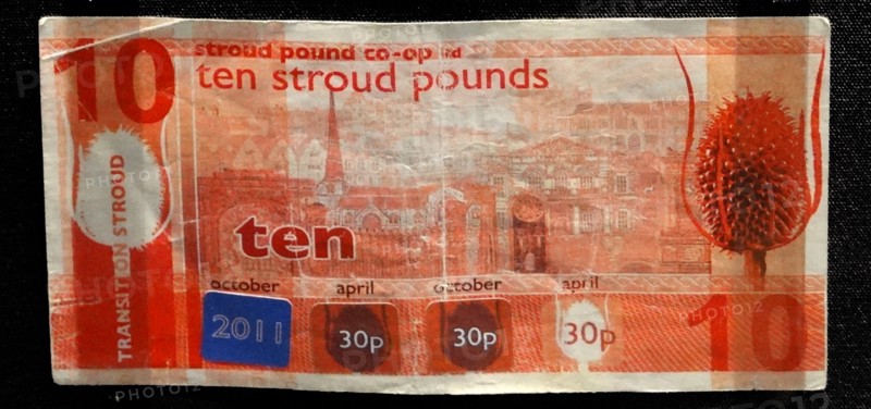 The Stroud Ten pound note 2011. Issued as a banknote in Stroud, Gloucestershire (UK)