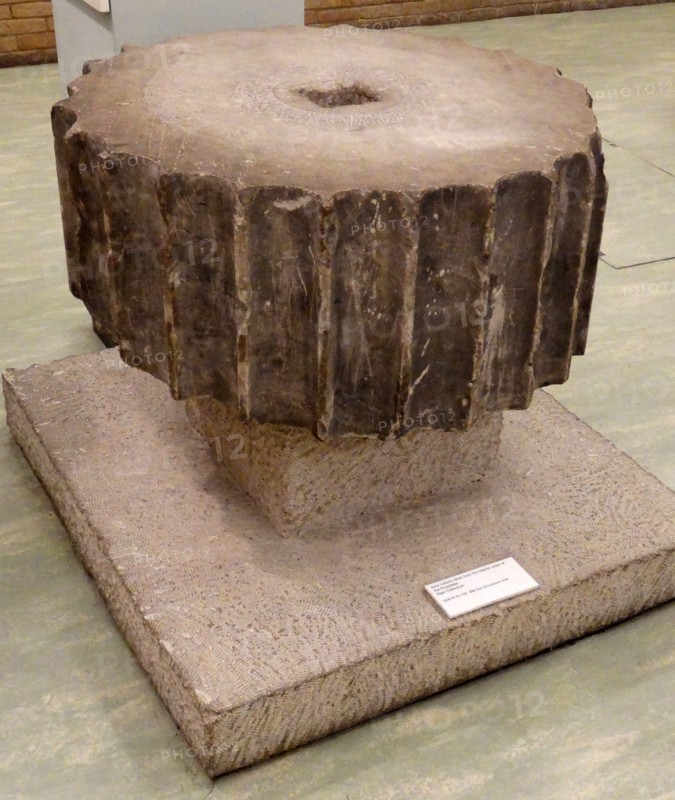 Greek Ionic column drum, from the interior order of the Propylaea, Parthenon, Athens. 5th century BC