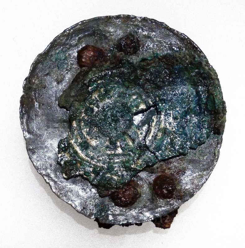 Jewellery buried with a woman. From the Anglo-Saxon, Beckford grave around 475-550 AD