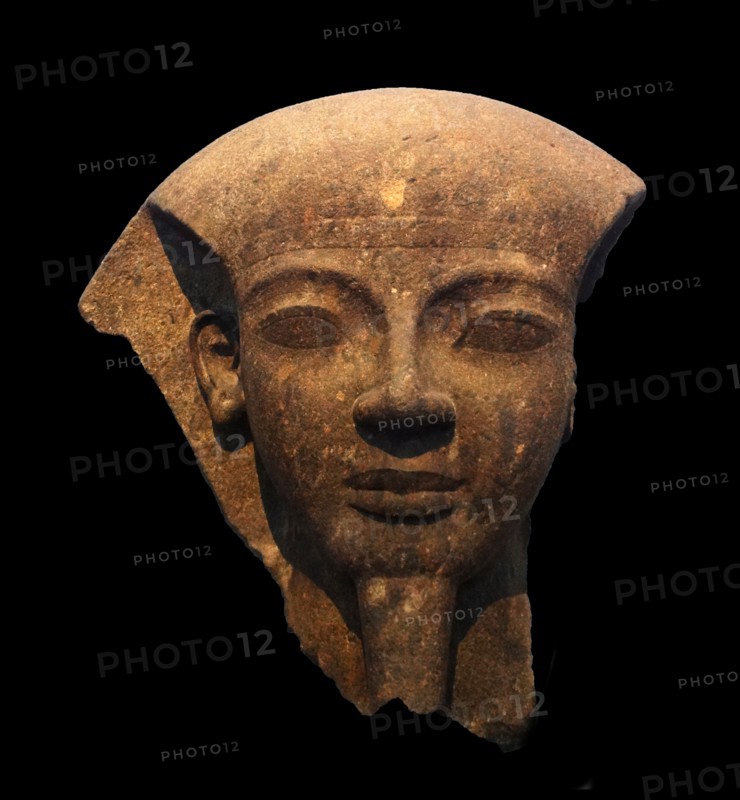 King Ramesses VI. fragment of the lid of the monarch’s mummiform sarcophagus.(about 1143-1136 BC).