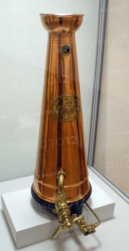Portable copper gas water heater