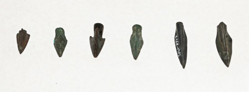Bronze arrowheads