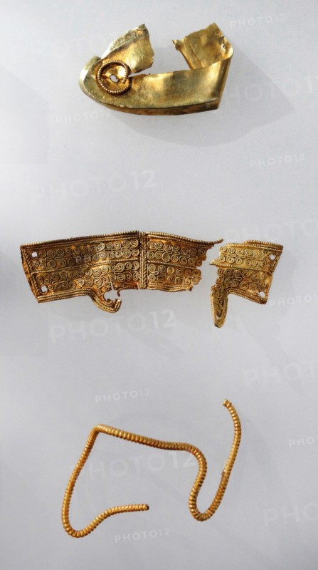 Damaged pieces of Anglo-Saxon sword