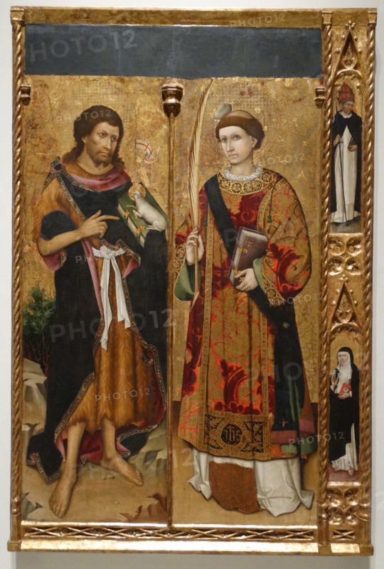 Saint John the Baptist and Saint Stephen by Master of St. John and St. Stephen