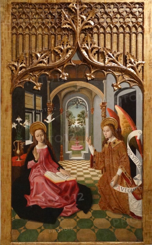 Annunciation by Master of La Seu d'Urgell