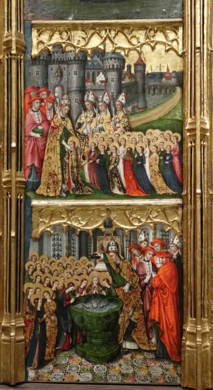 Altarpiece of Saint Ursula and the eleven thousand virgins by Joan Reixach