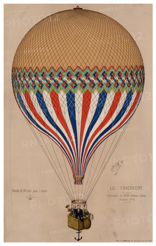 le Tricolore. Published 1874.