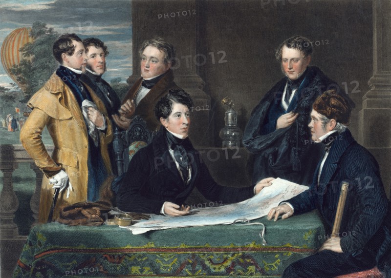 consultation previous to an aerial voyage from London to Weilburg in Nassau on the 7th day of November, 1836.