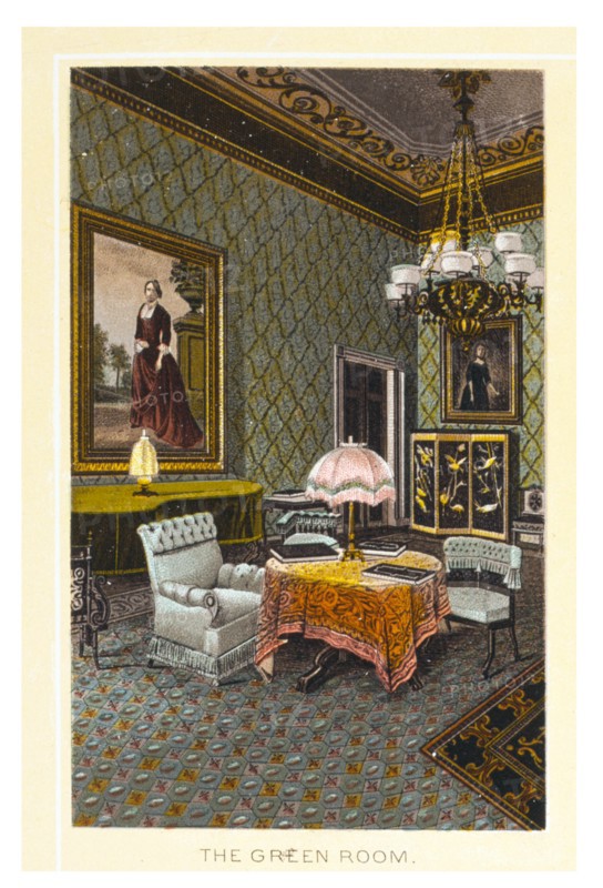 The Green Room at the white House, Washington DC, USA 1900