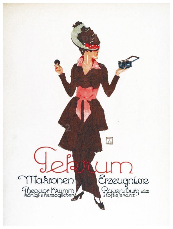 Poster designed by Ludvig Hohlwein, 1926, Colour lithograph.