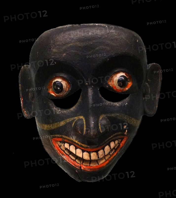 Mask representing a demon associated with fits, from Sri Lanka