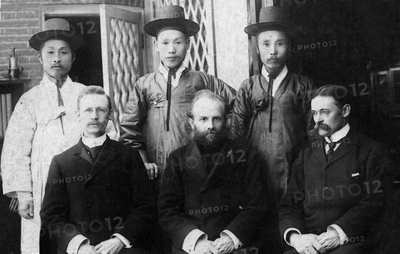 Missionaries in Korea 1910. The Board of Translators of the New Testament
