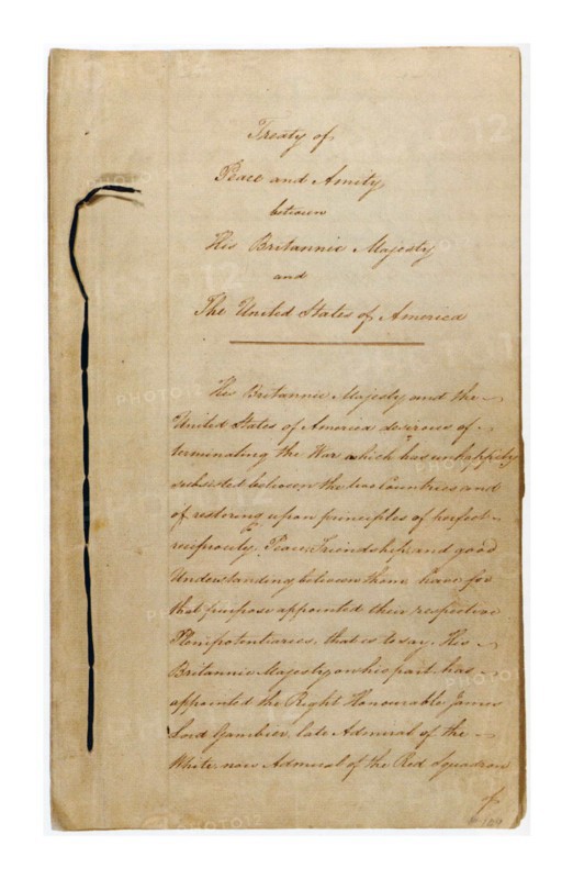 Section from the Treaty of Ghent