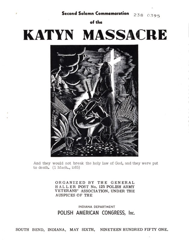 Second Solem Commenmoration of the Katyn Massacare