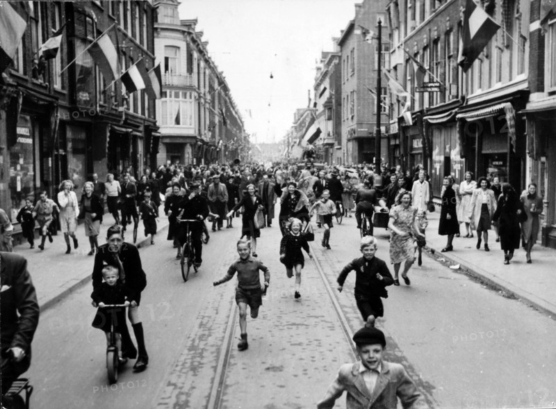 Photograph taken on Liberation Day in Holland