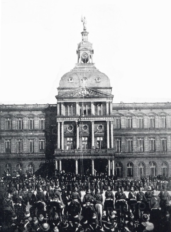 British army parade in Pretoria South Africa during the Boer War