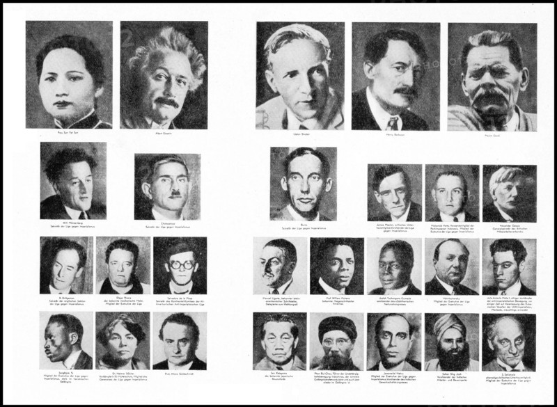The Honorary Presidium and Executive Committee of the League against Imperialism (1929)