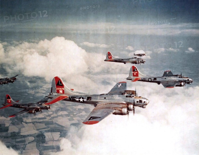 USAF B-17G Fortresses aircraft