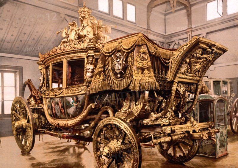 Charles X, carriage, Versailles, France 1890