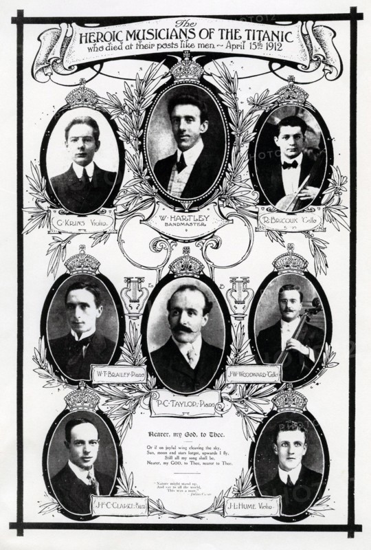 Musicians aboard the Titanic 1912