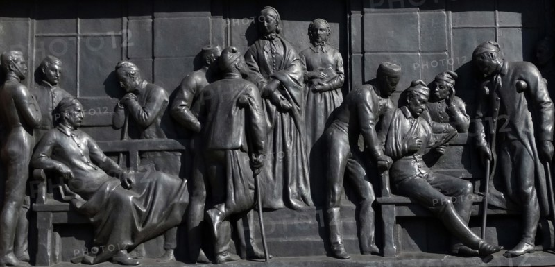 The Crimean War Memorial in St James's, London