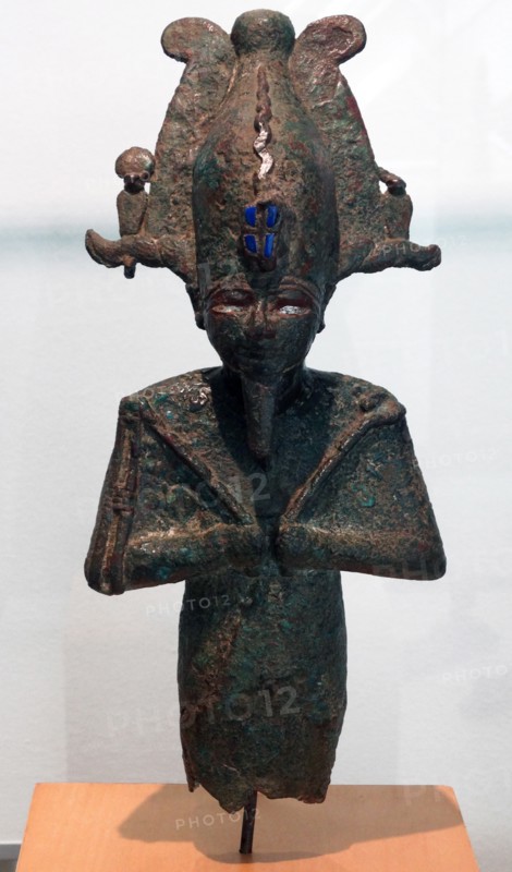 Statuette of the god ancient Egyptian God Osiris