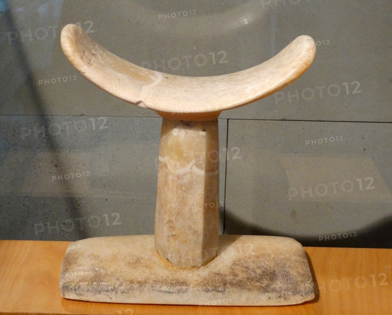 Ancient Egyptian Headrest made from alabaster