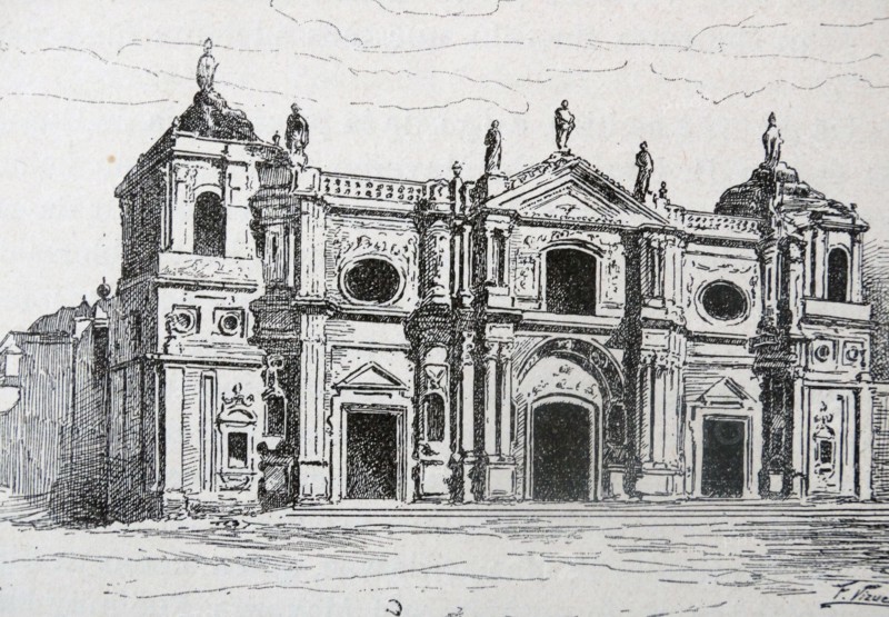 Illustration of the Santo Domingo Monastery