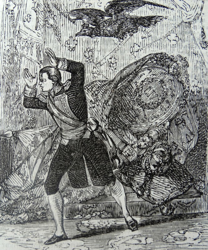 Fall of King Charles IV of Spain forced to abdicate 1808