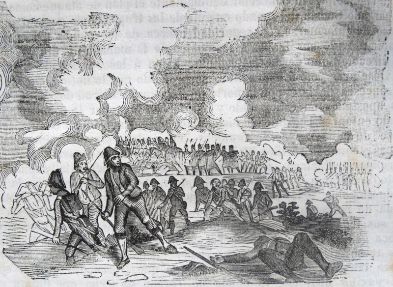 Illustration depicting the Battle of Medina de Rioseco