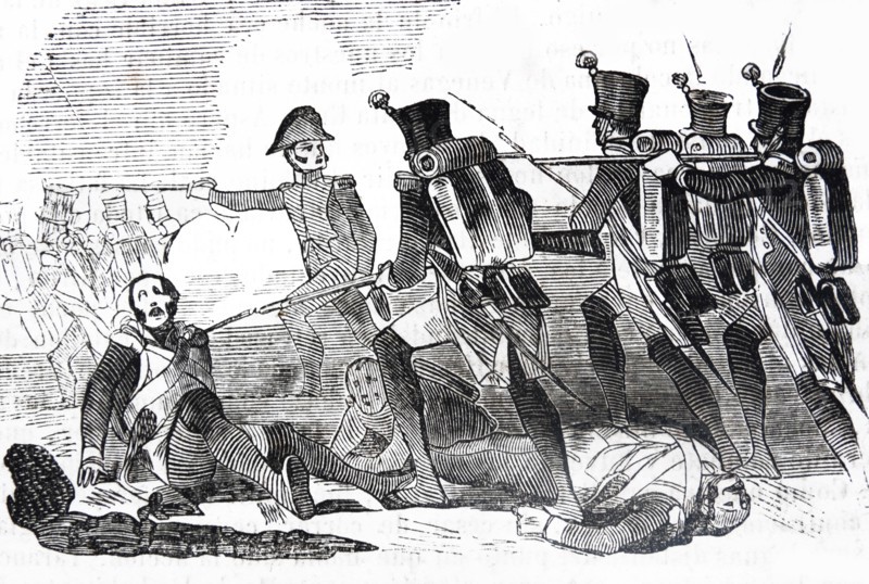 Engraving depicts the Battle of Uclés
