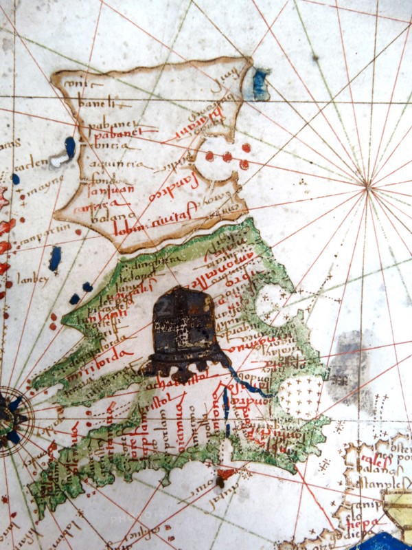 Renaissance map of Europe, Jacopo Russo, 1528,
