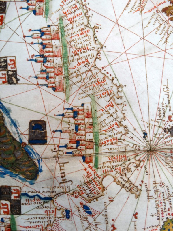 Renaissance map of Europe, Jacopo Russo, 1528,