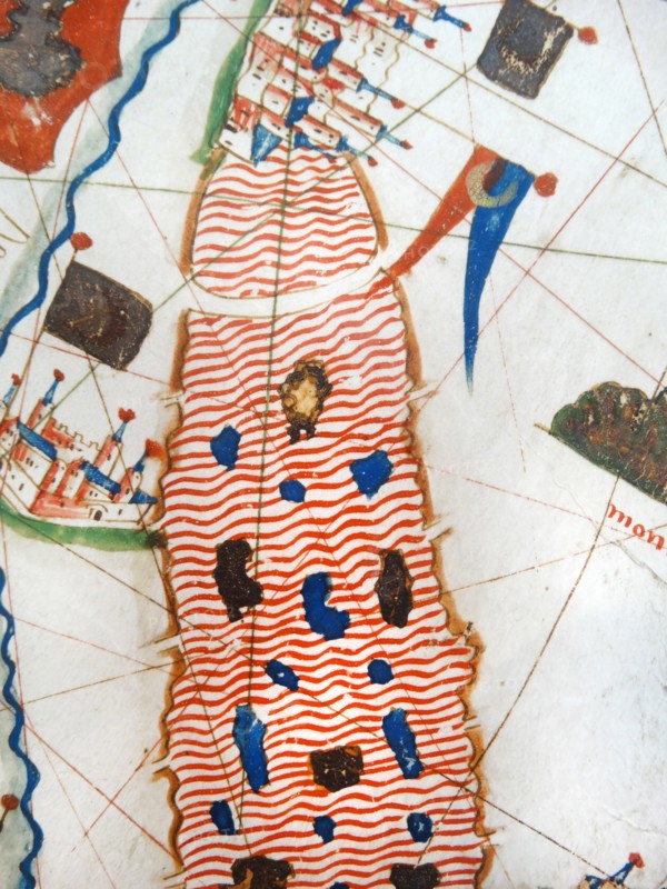 Renaissance map of Europe, Jacopo Russo, 1528,