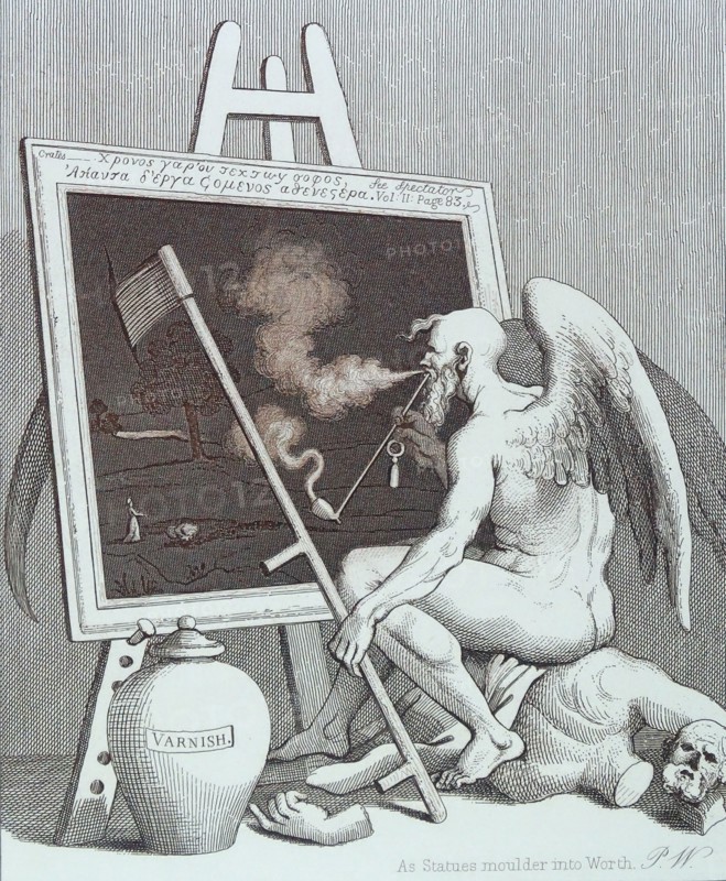 To Nature and yourself appeal, Engraving by William Hogarth;