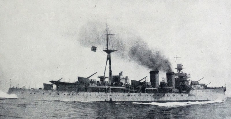 Spanish Nationalist Cruiser 'Libertad 1936.
